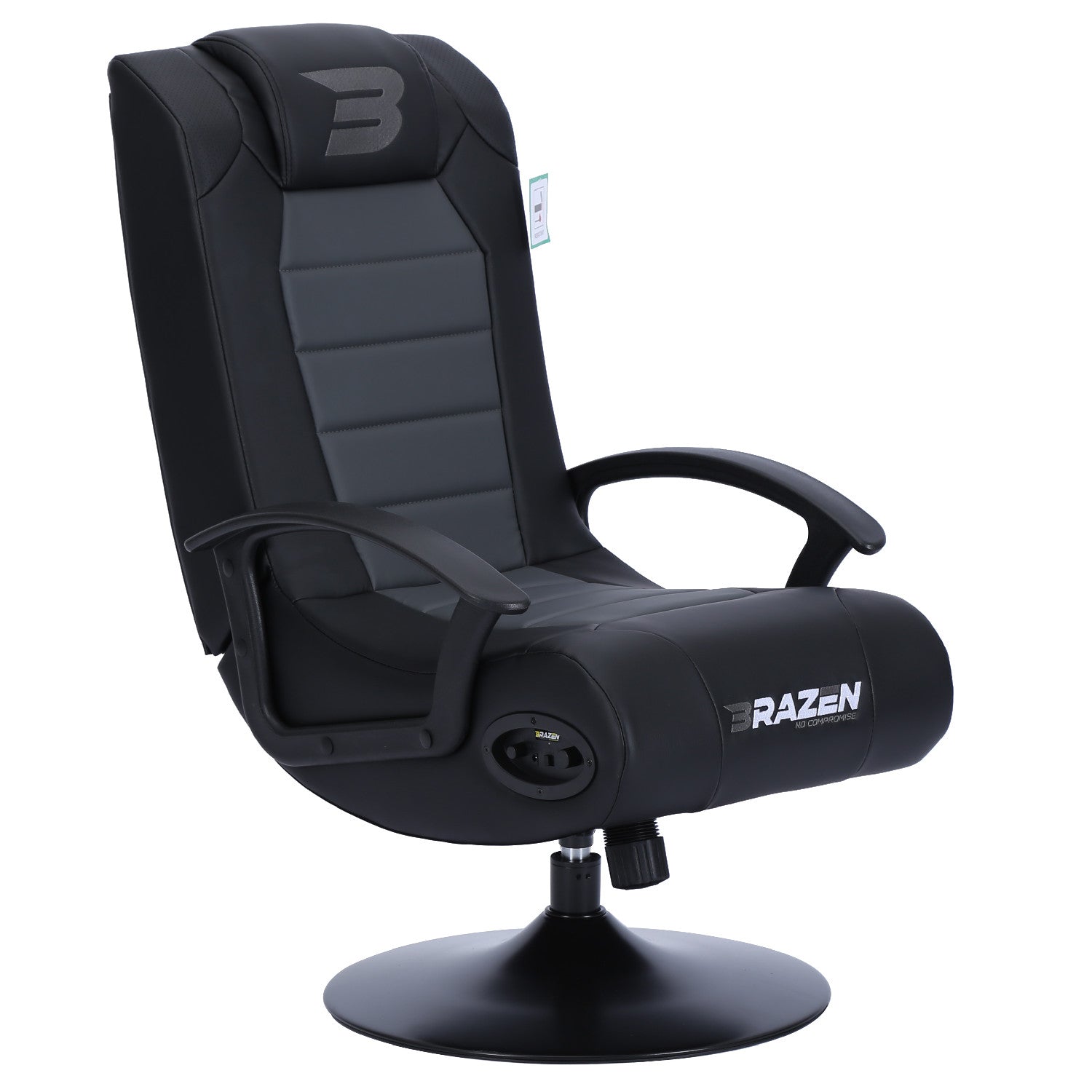 Pre Loved BraZen Pride 2.1 Bluetooth Surround Sound Gaming Chair Gre