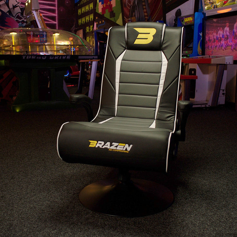 Pre-Loved BraZen Panther Elite 2.1 Bluetooth Surround Sound Gaming Chair