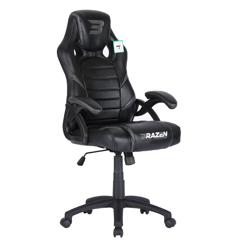 Pre-Loved BraZen Puma PC Gaming Chair - Grey