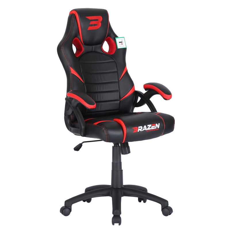 Pre-Loved BraZen Puma PC Gaming Chair - Red