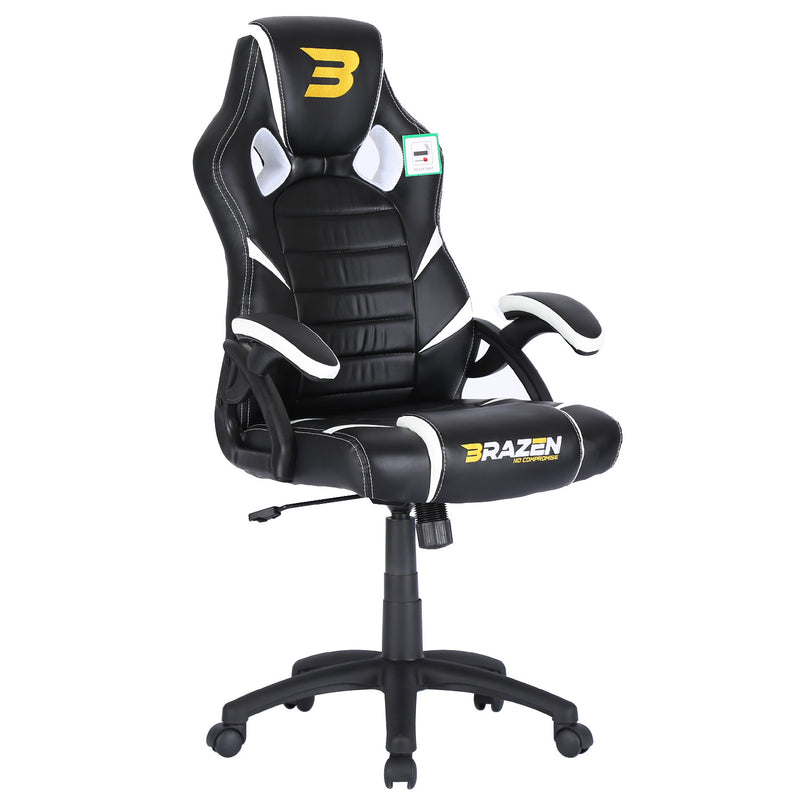 Pre-Loved BraZen Puma PC Gaming Chair - White