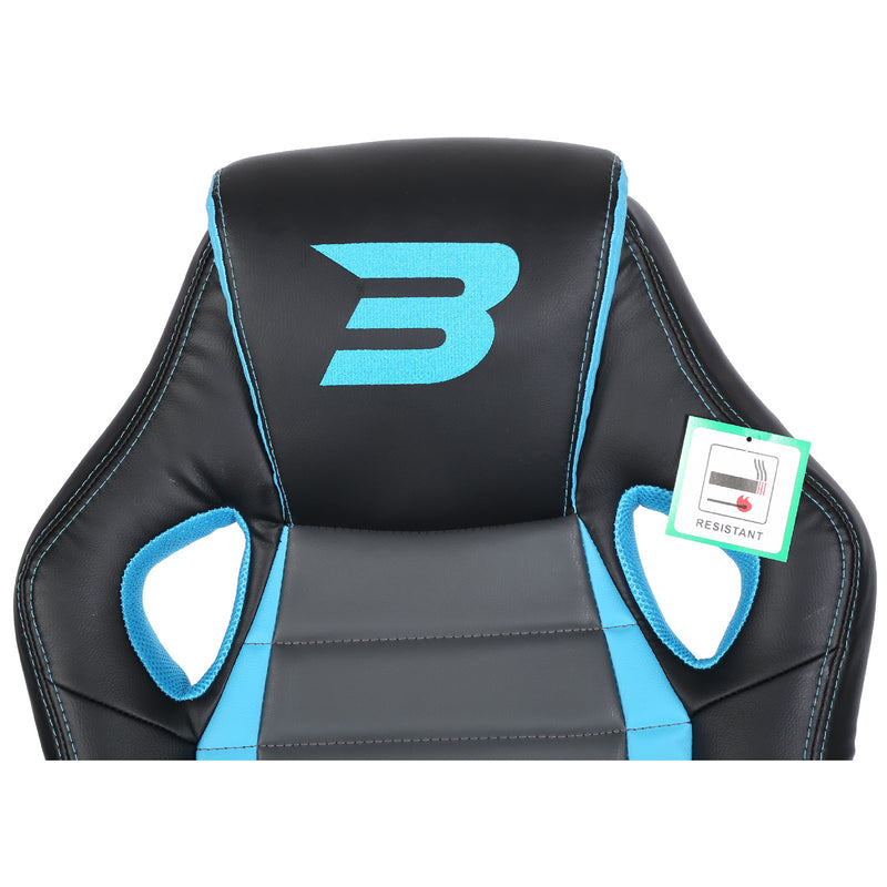 Pre-Loved BraZen Salute PC Gaming Chair PC Gaming Chair - Blue