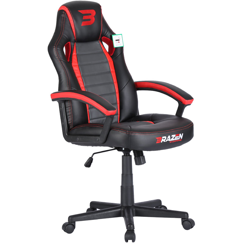 Pre-Loved BraZen Salute PC Gaming Chair PC Gaming Chair - Red
