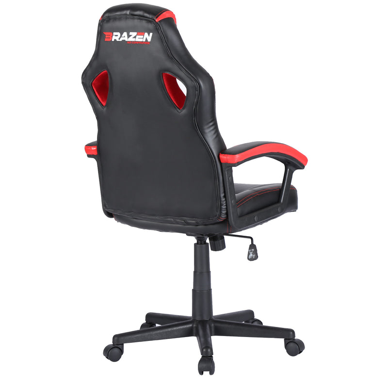 Pre Loved BraZen Salute PC Gaming Chair PC Gaming Chair Red