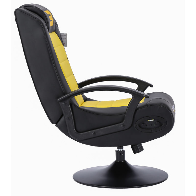 Pre-Loved BraZen Pride 2.1 Bluetooth Surround Sound Gaming Chair - Yellow