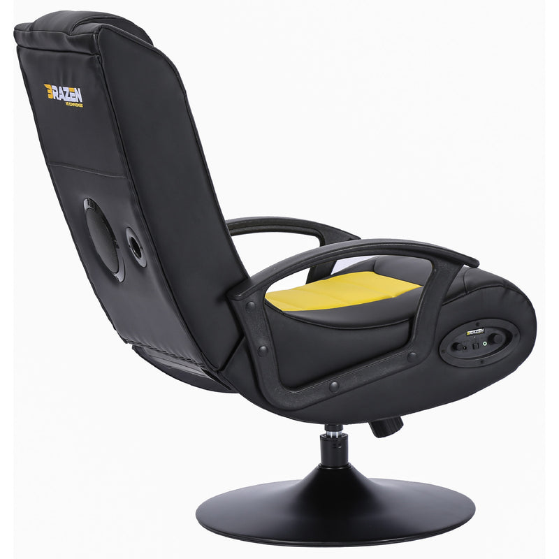 Pre-Loved BraZen Pride 2.1 Bluetooth Surround Sound Gaming Chair - Yellow