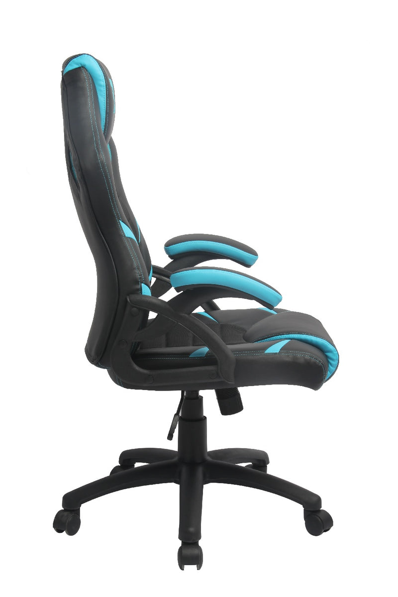 Pre-Loved BraZen Puma PC Gaming Chair - Blue